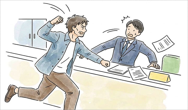 公務執行妨害罪と威力業務妨害罪？